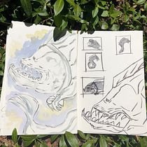 My project in Daily Sketching for Creative Inspiration course. Traditional illustration, Sketching, Creativit, Drawing, and Sketchbook project by Gina - 06.28.2021