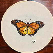 Mi Proyecto del curso: Técnicas de bordado realista. Traditional illustration, and Embroider project by Michelle Ausset - 07.14.2021