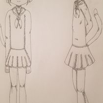 Mi Proyecto del curso: Creación de personajes manga. Traditional illustration, Character Design, Comic, and Manga project by Iria Aguayo serrano - 08.12.2021