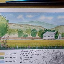 Il mio progetto del corso: Diario di viaggio ad acquerello. Een project van Traditionele illustratie, Aquarelschilderen, Architecturale illustratie y Sketchbook van mf_banka - 30.06.2021