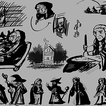 Mi Proyecto del curso: Diseño de personajes para concept art. Un progetto di Illustrazione tradizionale, Character design, Illustrazione digitale, Videogiochi, Arte concettuale e Progettazione di videogiochi di Marina Gómiz Sáez - 29.06.2021