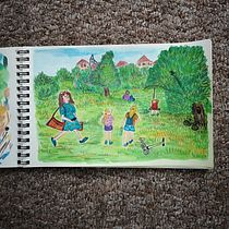 Going home... Traditional illustration, Sketching, Creativit, Drawing, Sketchbook, and Gouache Painting project by Aneta Karnas - 06.29.2021