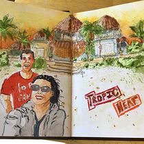 My project in Artistic Watercolor Sketching: Dare to Express Your Ideas course. Traditional illustration, Sketching, Creativit, Drawing, Watercolor Painting, and Sketchbook project by Kyle Satnik - 06.29.2021