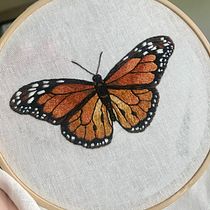 Mi Proyecto del curso: Técnicas de bordado realista. Traditional illustration, and Embroider project by Rocío Ramírez - 06.30.2021