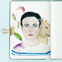 My project in Expressive Watercolor Portraits course. Traditional illustration, Fine Arts, Painting, Watercolor Painting, and Portrait Drawing project by lucie.maisonneuve - 06.30.2021
