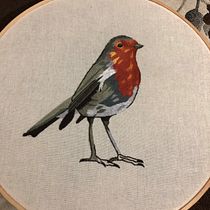 Mi Proyecto del curso: Pintar con hilo: técnicas de ilustración textil. Ilustração tradicional, e Bordado projeto de Ana Quevedo - 30.06.2021