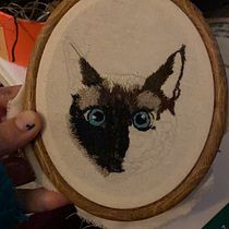Mi Proyecto del curso: Needle painting para principiantes. Embroider, and Naturalistic Illustration project by Natalia Martinez Sepulveda - 06.30.2021
