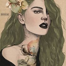 Meu projeto do curso: Retrato Ilustrado com Procreate. Ilustração tradicional, Ilustração vetorial, Ilustração digital, e Desenho de retrato projeto de Mariana Montanher - 30.06.2021