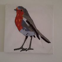 Mi Proyecto del curso: Pintar con hilo: técnicas de ilustración textil. Ilustração tradicional, e Bordado projeto de Silvia Mena - 01.07.2021