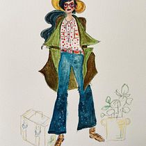 My project in Illustration and Character Development with Watercolor course. Un proyecto de Ilustración tradicional, Diseño de personajes, Pintura y Pintura a la acuarela de Emine - 01.07.2021