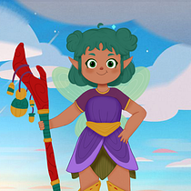 Meu projeto do curso: Design de personagens para animação com Photoshop. Animation, Character Design, and Character Animation project by Bruna Dal Pizzol - 06.23.2021