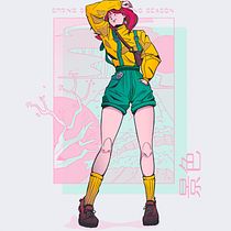 Thomas Rohlfs Character Design Final Project. Traditional illustration, Character Design, Comic, Creativit, Drawing, Digital Drawing, and Manga project by Yue Ling Tan - 06.30.2021