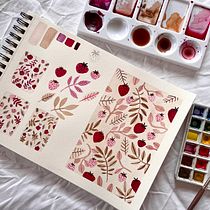 Mon projet du cours : Couleur et aquarelle : découvrez votre personnalité chromatique Ein Projekt aus dem Bereich Traditionelle Illustration, Bildende Künste, Malerei, Aquarellmalerei und Farbenlehre von lydie_gn - 02.07.2021