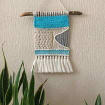 Mi primer tapiz de Macrame. Accessor, Design, Arts, Crafts, Interior Design, Decoration, Fiber Arts, and Macramé project by Eli Romero - 06.27.2021