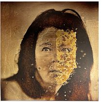I Dream in Gold: Sandy Brown Jensen, Final Project in Hybrid Photography. Photograph, Fine-Art Photograph, Film Photograph, Self-Portrait Photograph, and Photo Retouching project by Sandy Brown Jensen - 06.30.2021