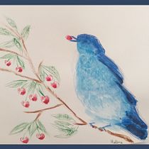 My project in Illustrating Nature: A Creative Exploration course. Traditional illustration, Painting, Drawing, Watercolor Painting, Ink Illustration, and Naturalistic Illustration project by Halima TK - 10.01.2021