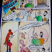 Mein Kursprojekt: Grafischer Humor: Geben Sie uns unseren täglichen Strip Ein Projekt aus dem Bereich Traditionelle Illustration, Comic, Bleistiftzeichnung, Zeichnung und Erzählung von Marina - 03.07.2021
