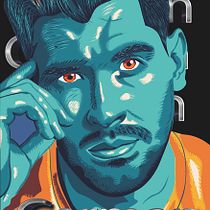 Mi Proyecto del curso: Técnicas de ilustración para retratos con Illustrator y Photoshop. Traditional illustration, and Digital Illustration project by Kevin Abel Valuis Flores - 07.04.2021