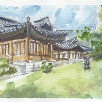 Mi viaje a través de acuarela: Dibujo arquitectónico con acuarela y tinta. Sketching, Drawing, Watercolor Painting, Architectural Illustration, Sketchbook & Ink Illustration project by Mauricio Huicochea - 07.02.2021