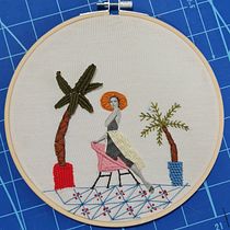 My project in Photo Embroidery on Fabric course. Photograph, Collage, Paper Craft, Printing, Embroider, and DIY project by Ankia Benade - 06.27.2021