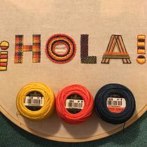 Mi Proyecto del curso: Letras bordadas: el hilo como herramienta gráfica. Embroider project by Alejandra Martins Salgado - 07.04.2021