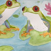 Mon projet du cours : Techniques expérimentales d’aquarelle pour débutants. Fine Arts, Watercolor Painting, Traditional illustration, and Naturalistic Illustration project by Anne Marsan - 07.04.2021