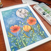 Mi Proyecto del curso: Creación de paletas de color con acuarela. Traditional illustration, Fine Arts, Painting, Watercolor Painting, and Color Theor project by Elia Ochoa Gómez - 07.04.2021