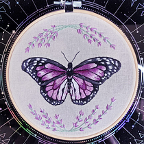Meu projeto do curso: Técnicas de bordado realista. Traditional illustration, and Embroider project by carolespilotro - 07.01.2021