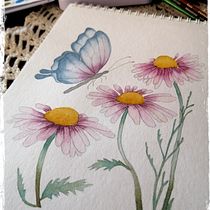 Mi Proyecto del curso: Dibujo y composición naturalista en acuarela. Traditional illustration, Drawing, Watercolor Painting, and Naturalistic Illustration project by Carmen Flores - 07.04.2021