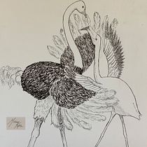My project in Surrealistic Fineliner Illustration course Ein Projekt aus dem Bereich Traditionelle Illustration, Bleistiftzeichnung, Zeichnung, Realistische Zeichnung, Artistische Zeichnung und Illustration mit Tinte von Mary Ker - 01.07.2021