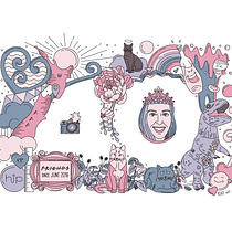 My project in Doodle-Style Vector Illustration course. Traditional illustration, Vector Illustration, and Digital Illustration project by Kat Greenbrook - 06.30.2021