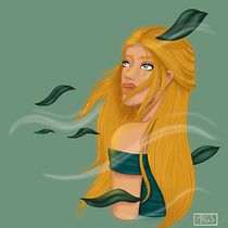 My project in Female Character Portraits in Procreate course. Projekt z dziedziny Trad, c, jna ilustracja, Ilustracja c, frowa, R, sunek c i frow użytkownika smeeart - 02.06.2021