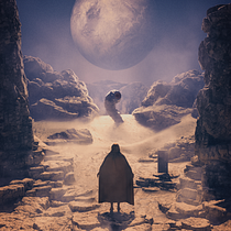 Arrakis. 3D, Digital Illustration, and 3D Design project by Oscar Peña Gonzalez - 07.04.2021