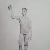 Mi Proyecto del curso: Dibujo realista de la figura humana. Traditional illustration, Fine Arts, Sketching, Pencil Drawing, Drawing, Realistic Drawing, and Figure Drawing project by lunags1502 - 07.02.2021