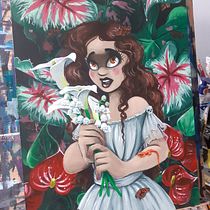 My project in Botanical Painting with Acrylic course. Traditional illustration, Fine Arts, Painting, Acr, lic Painting, and Botanical Illustration project by Emily Whittingham - 07.05.2021