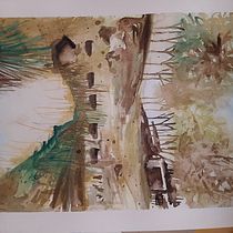 Il mio progetto del corso: Paesaggi naturali ad acquerello. Fine Arts, Painting, and Watercolor Painting project by Ivana Catena - 07.05.2021