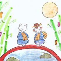 Nuestros Proyectos del curso: Ilustración en acuarela con influencia japonesa. Ilustração tradicional, Desenho, e Pintura em aquarela projeto de ivonne_ksll - 05.07.2021
