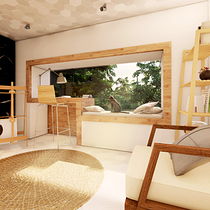 Mi Proyecto del curso: Diseño de interiores de principio a fin. Un projet de Architecture d'intérieur, Décoration d'intérieur, Design , 3D , et Design d'intérieur de arianna iturralde - 05.07.2021