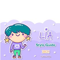 Lia - an Illustrated Brand: From the Idea to Merchandising. Un projet de Illustration traditionnelle, Br, ing et identité, Conception de personnages et Illustration numérique de Nataliia Manych - 05.07.2021