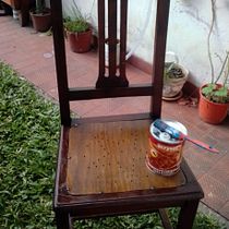 Mi Proyecto del curso: silla Rosalía. Restauración y transformación de muebles para principiantes. Un progetto di Artigianato, Design e creazione di mobili, Interior design, DIY, Falegnameria , Upc e cling di Viviana Bonabello - 05.07.2021