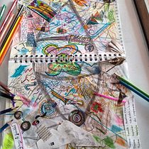  Ensueño. Traditional illustration, Fine Arts, Creativit, Drawing, and Sketchbook project by Leydi Rojas - 06.04.2021