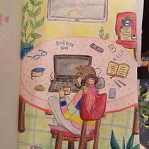 Mi Proyecto del curso: Sketchbook para explorar tu estilo de dibujo. Traditional illustration, Sketching, Creativit, Drawing, Watercolor Painting, Sketchbook, and Gouache Painting project by Lau Aryas - 07.05.2021