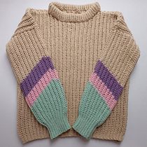 Jersey pastel. Fashion Design, Fiber Arts, DIY, and Crochet project by stephaniasuarez8 - 07.05.2021