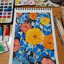 Mi Proyecto del curso: Creación de paletas de color con acuarela. Traditional illustration, Fine Arts, Painting, Watercolor Painting, and Color Theor project by liliana Espejo Malca - 07.06.2021