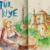 My project in Artistic Watercolor Sketching: Dare to Express Your Ideas course. Traditional illustration, Sketching, Creativit, Drawing, Watercolor Painting, and Sketchbook project by pawlik.gregor - 07.04.2021