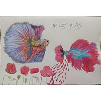 My project in Surrealist Illustration Inspired by Nature course. Traditional illustration, Pencil Drawing, Drawing, Artistic Drawing, and Naturalistic Illustration project by michellebodypositivephotograph - 07.01.2021