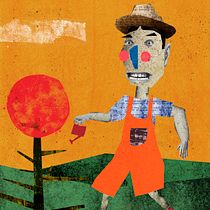 Ilustração do conto popular "Malasartes e o pé de casa" Ein Projekt aus dem Bereich Design, Traditionelle Illustration, Collage, Digitale Illustration, Kinderillustration und Digitales Design von cassiaroriz - 07.07.2021