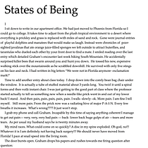 States of Being. Writing, Creativit, Stor, telling, and Narrative project by drcrthema - 07.03.2021