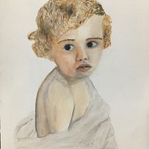 Mi Proyecto del curso: Cuaderno de retratos en acuarela. Painting, Watercolor Painting, Portrait Drawing, and Sketchbook project by Márcia - 07.07.2021