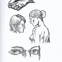 Mi Proyecto del curso: Dibujo anatómico para principiantes. Fine Arts, Sketching, Pencil Drawing, Drawing, Realistic Drawing, and Figure Drawing project by garyobando - 07.07.2021